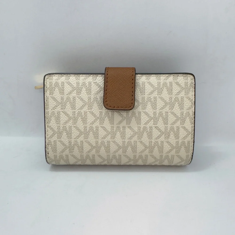 Michael Kors Bi-fold Compact Wallet Monogram - Picture 2 of 9